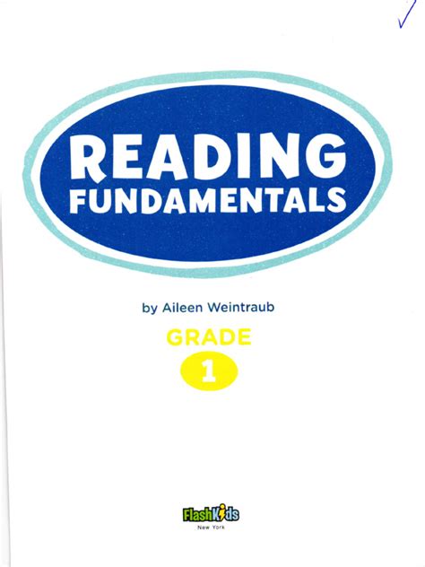 reading fundamentals grade 1 pdf